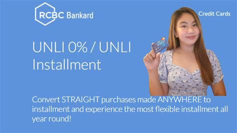 rcbc unli installment calculator|CONVERT STRAIGHT PURCHASES INTO INSTALLMENT.